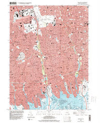 Freeport New York Historical topographic map, 1:24000 scale, 7.5 X 7.5 Minute, Year 1994