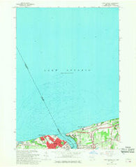 Ft Niagara New York Historical topographic map, 1:24000 scale, 7.5 X 7.5 Minute, Year 1965