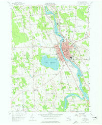 Fulton New York Historical topographic map, 1:24000 scale, 7.5 X 7.5 Minute, Year 1955
