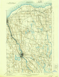 Fulton New York Historical topographic map, 1:62500 scale, 15 X 15 Minute, Year 1900