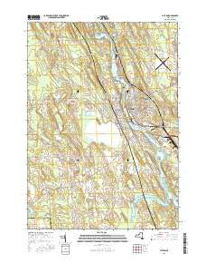Fulton New York Current topographic map, 1:24000 scale, 7.5 X 7.5 Minute, Year 2016