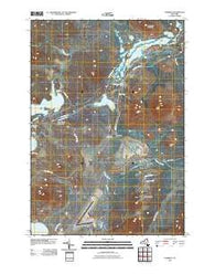 Gabriels New York Historical topographic map, 1:24000 scale, 7.5 X 7.5 Minute, Year 2010