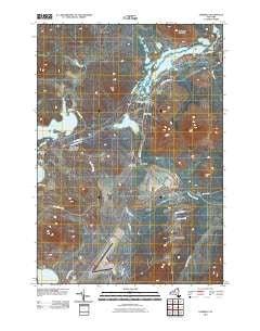 Gabriels New York Historical topographic map, 1:24000 scale, 7.5 X 7.5 Minute, Year 2010