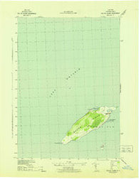 Galloo Island New York Historical topographic map, 1:31680 scale, 7.5 X 7.5 Minute, Year 1942