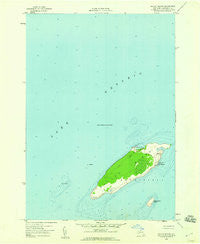 Galloo Island New York Historical topographic map, 1:24000 scale, 7.5 X 7.5 Minute, Year 1958