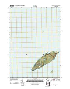Galloo Island New York Historical topographic map, 1:24000 scale, 7.5 X 7.5 Minute, Year 2011