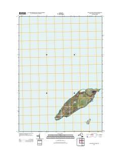 Galloo Island New York Historical topographic map, 1:24000 scale, 7.5 X 7.5 Minute, Year 2013