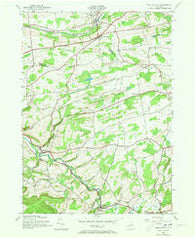 Gallupville New York Historical topographic map, 1:24000 scale, 7.5 X 7.5 Minute, Year 1944
