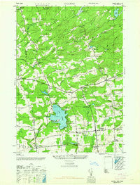 Galway New York Historical topographic map, 1:24000 scale, 7.5 X 7.5 Minute, Year 1945