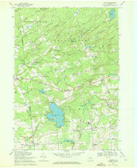Galway New York Historical topographic map, 1:24000 scale, 7.5 X 7.5 Minute, Year 1970