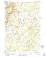 Gansevoort New York Historical topographic map, 1:24000 scale, 7.5 X 7.5 Minute, Year 1968