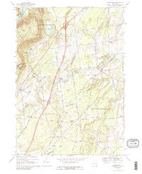 Gansevoort New York Historical topographic map, 1:24000 scale, 7.5 X 7.5 Minute, Year 1968