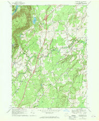 Gansevoort New York Historical topographic map, 1:24000 scale, 7.5 X 7.5 Minute, Year 1968