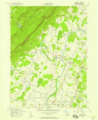Gardiner New York Historical topographic map, 1:24000 scale, 7.5 X 7.5 Minute, Year 1957