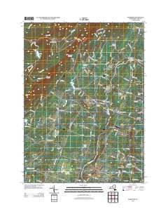 Gardiner New York Historical topographic map, 1:24000 scale, 7.5 X 7.5 Minute, Year 2013