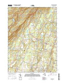 Gardiner New York Current topographic map, 1:24000 scale, 7.5 X 7.5 Minute, Year 2016