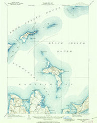 Gardiners Island New York Historical topographic map, 1:62500 scale, 15 X 15 Minute, Year 1903