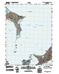 Gardiners Island East New York Historical topographic map, 1:24000 scale, 7.5 X 7.5 Minute, Year 2010