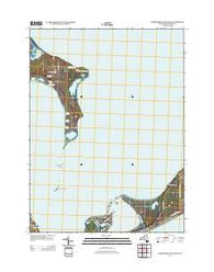 Gardiners Island East New York Historical topographic map, 1:24000 scale, 7.5 X 7.5 Minute, Year 2013