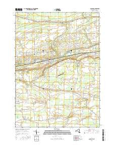 Gasport New York Current topographic map, 1:24000 scale, 7.5 X 7.5 Minute, Year 2016