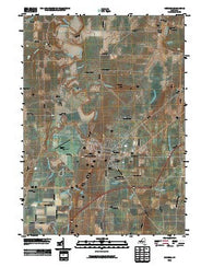 Geneseo New York Historical topographic map, 1:24000 scale, 7.5 X 7.5 Minute, Year 2010