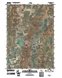 Geneseo New York Historical topographic map, 1:24000 scale, 7.5 X 7.5 Minute, Year 2010