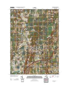 Geneseo New York Historical topographic map, 1:24000 scale, 7.5 X 7.5 Minute, Year 2013