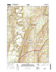 Geneseo New York Current topographic map, 1:24000 scale, 7.5 X 7.5 Minute, Year 2016