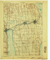 Geneva New York Historical topographic map, 1:62500 scale, 15 X 15 Minute, Year 1902