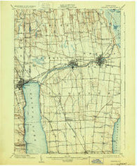 Geneva New York Historical topographic map, 1:62500 scale, 15 X 15 Minute, Year 1902