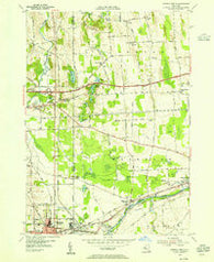 Geneva North New York Historical topographic map, 1:24000 scale, 7.5 X 7.5 Minute, Year 1953