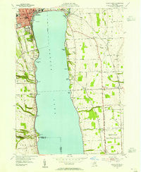 Geneva South New York Historical topographic map, 1:24000 scale, 7.5 X 7.5 Minute, Year 1953