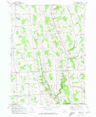 Genoa New York Historical topographic map, 1:24000 scale, 7.5 X 7.5 Minute, Year 1970