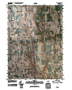 Genoa New York Historical topographic map, 1:24000 scale, 7.5 X 7.5 Minute, Year 2010