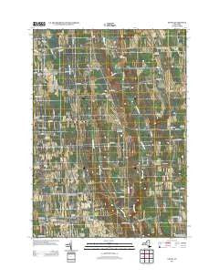 Genoa New York Historical topographic map, 1:24000 scale, 7.5 X 7.5 Minute, Year 2013
