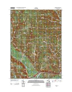 Gerry New York Historical topographic map, 1:24000 scale, 7.5 X 7.5 Minute, Year 2013