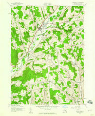 Gilbertsville New York Historical topographic map, 1:24000 scale, 7.5 X 7.5 Minute, Year 1943
