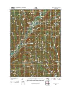 Gilbertsville New York Historical topographic map, 1:24000 scale, 7.5 X 7.5 Minute, Year 2013