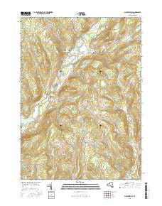 Gilbertsville New York Current topographic map, 1:24000 scale, 7.5 X 7.5 Minute, Year 2016
