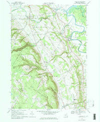 Glenfield New York Historical topographic map, 1:24000 scale, 7.5 X 7.5 Minute, Year 1966