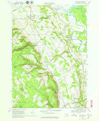 Glenfield New York Historical topographic map, 1:24000 scale, 7.5 X 7.5 Minute, Year 1966