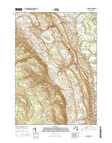 Glenfield New York Current topographic map, 1:24000 scale, 7.5 X 7.5 Minute, Year 2016