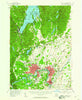 Glens Falls New York Historical topographic map, 1:62500 scale, 15 X 15 Minute, Year 1955