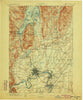 Glens Falls New York Historical topographic map, 1:62500 scale, 15 X 15 Minute, Year 1897