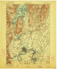 Glens Falls New York Historical topographic map, 1:62500 scale, 15 X 15 Minute, Year 1897