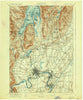Glens Falls New York Historical topographic map, 1:62500 scale, 15 X 15 Minute, Year 1897