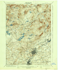 Gloversville New York Historical topographic map, 1:62500 scale, 15 X 15 Minute, Year 1903