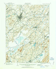 Goshen New York Historical topographic map, 1:62500 scale, 15 X 15 Minute, Year 1906