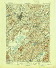 Goshen New York Historical topographic map, 1:62500 scale, 15 X 15 Minute, Year 1946