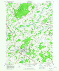 Goshen New York Historical topographic map, 1:24000 scale, 7.5 X 7.5 Minute, Year 1957